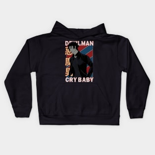 Akira Fudo Devilman Cryba Anime Kids Hoodie